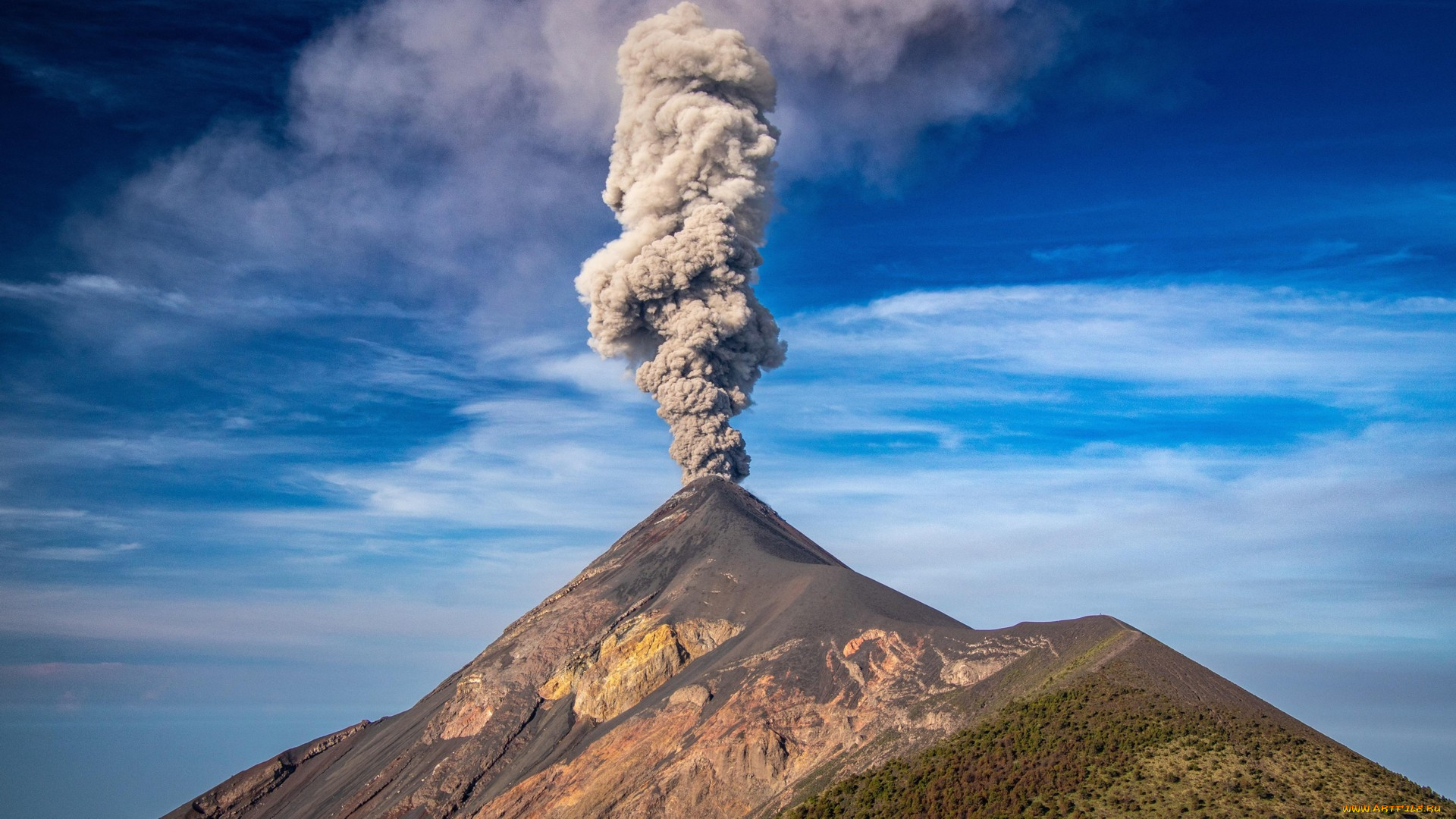 volcan fuego, guatemala, , , volcan, fuego